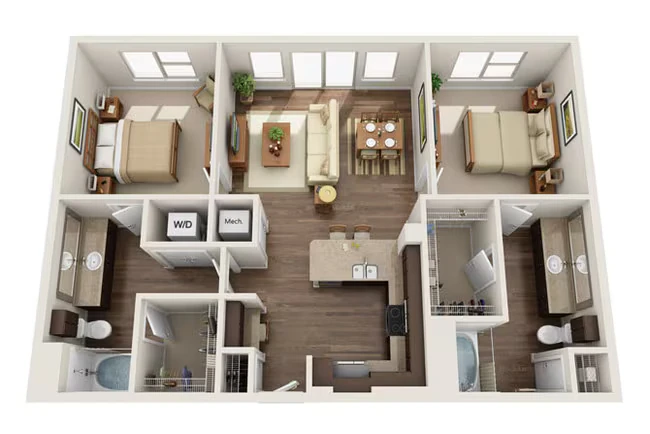 Unit 640 640 floor plan